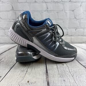 Orthofeet Biofit Gray Blue Orthopedic Comfort 672 Shoes Men's Size 12D